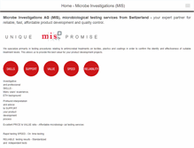 Tablet Screenshot of microbe-investigations.com